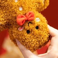 Fabrik-Großhandel Roboter-KI-Plüschtiere Niedlicher Teddybär-Schlüsselanhänger PP-Baumwolle Bestickt Superweicher Plüsch Personalisiertes Geschenk