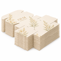 Caja de Embalaje Cosmético Vacía de Cartón Reciclable Impresa Personalizada al por Mayor, Caja de Regalo Rígida con Logotipo Personalizado, Etiqueta Privada para Cuidado de la Piel