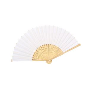 Éventails pliants vintage japonais et chinois en bambou, portables, sculptés, avec motifs peints pour l'été, parfaits pour les mariages, les danses et les fêtes, souvenir idéal - Product Image 3