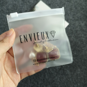 Thời trang tùy chỉnh <span class=keywords><strong>Ziplock</strong></span> đồ trang sức bao bì túi phân hủy sinh học, PVC rõ ràng <span class=keywords><strong>mini</strong></span> dây kéo Pouch Trang sức/Vòng Cổ Dây Kéo Túi gói PVC - Product Image 4