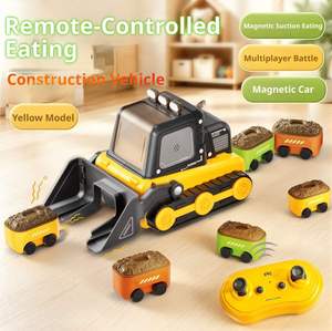 Véhicule de Construction Télécommandé 2,4 GHz à Aspiration Magnétique, Jouet Électrique Interactif RC pour Deux Joueurs, pour Enfants - Product Image 5