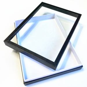 <span class=keywords><strong>Boîte</strong></span> <span class=keywords><strong>d</strong></span>'exposition <span class=keywords><strong>d</strong></span>'insectes et de papillons en verre avec couvercle en bois noir, taille et couleur personnalisées, habillée de tissu de reliure - Product Image 4