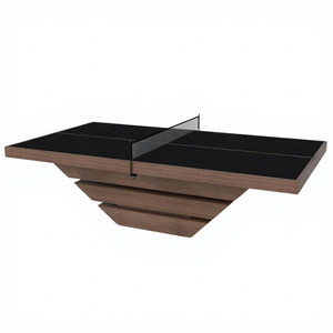 <span class=keywords><strong>Table</strong></span> <span class=keywords><strong>de</strong></span> <span class=keywords><strong>ping</strong></span>-pong en bois massif <span class=keywords><strong>de</strong></span> haute qualité, design pliable, OEM personnalisé pour les rassemblements familiaux, les lieux sportifs, approvisionnement en gros - Product Image 1