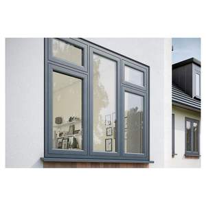Prima Custom moderna in plastica UPVC grandi <span class=keywords><strong>finestre</strong></span> in vetro temperato orizzontale esterno finestra scorrevole e porta - Product Image 4