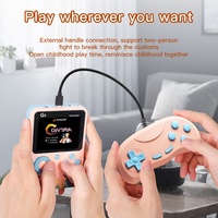 Console de jeu vidéo rétro portable G5 Mini TV Classic avec 500 jeux intégrés, écran de 3,0 pouces, lecteur de jeux