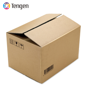 Tengen-cajas <span class=keywords><strong>de</strong></span> cartón corrugado con impresión personalizada, cartón para envío por <span class=keywords><strong>correo</strong></span>, color marrón - Product Image 1