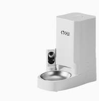 Comedero Inteligente para Mascotas de Gran Capacidad con Cámara de Video, Dispensador Automático de Alimentos y Control Remoto por Aplicación para Perros y Gatos