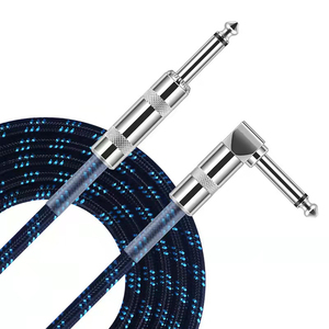 Cable de Instrumento TRS Macho a Macho de 6.35 mm con Trenzado de Nailon, Cable de Audio TRS de 1/4 de Pulgada - Product Image 2