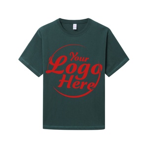 T-shirt décontracté blanc vintage pour homme, 300 GSM, coton épais, manches courtes, basique uni, vente en gros - Product Image 4