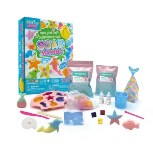 Activité éducative Artisanat Science Jouets Cadeaux d'anniversaire pour filles et garçons de 6 à 12 ans Fille Kit de fabrication de savon pour enfants