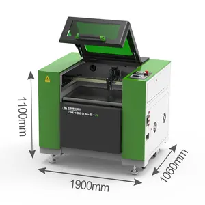 ماكينة القطع بالليزر RUIDA 60 واط ، ماكينة قطع النقش بالليزر CO2 لغير المعادن 50 واط 60 واط 80 واط