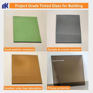 Fenêtres et murs en verre <span class=keywords><strong>teinté</strong></span> extérieur sur mesure, couleur unie, épaisseur personnalisée, bronze gris clair pour maisons - Product Image 5