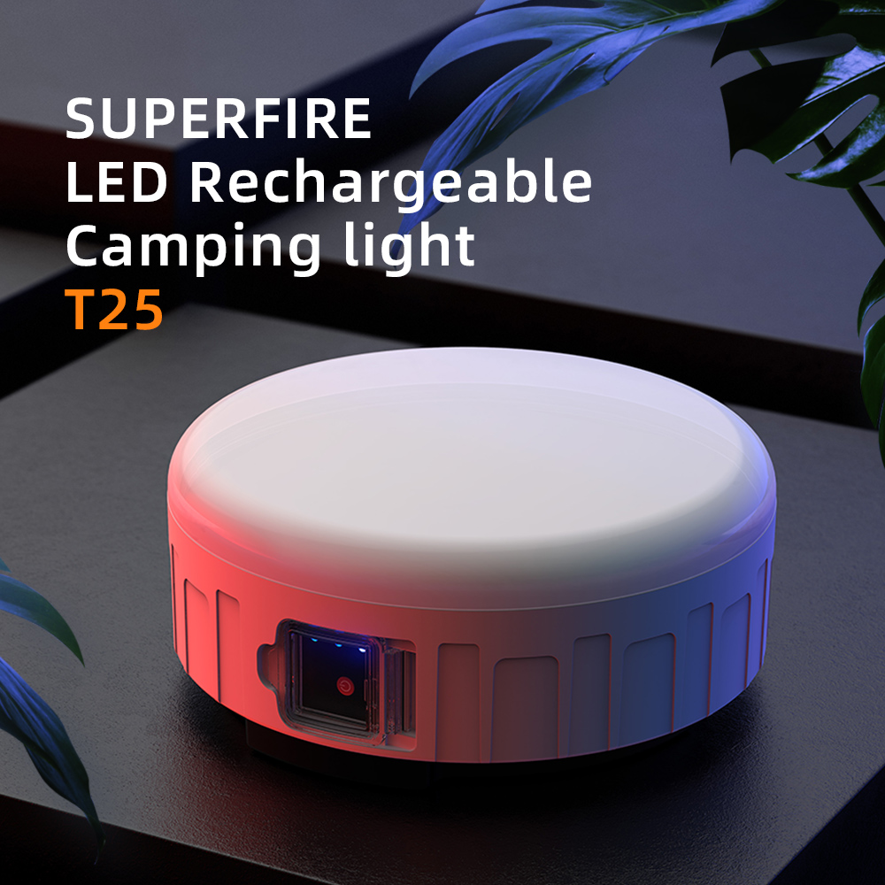 Акумуляторний світлодіодний світильник Superfire T25