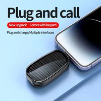 Mini batería externa de llavero de 1200 mAh, cargador desechable de un solo uso, banco de energía solar portátil de emergencia con salida tipo C y micro USB.
