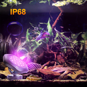 Lampes LED solaires subaquatiques pour étang, lampe RGB pour piscine, étanche IP68, pour jardin extérieur, fontaines, aquarium, projecteur - Product Image 2