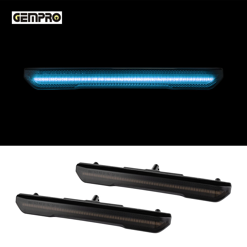 Avant arrière: bleu glace