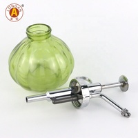Flacon de parfum en cuivre de 14 oz fabriqué en usine, flacon pulvérisateur en verre transparent de 250 ml, emballage de savon pour l'eau à bon prix