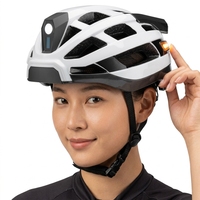 Fahrradhelm für Erwachsene mit 1080P 30fps und Intelligenter BT Wasserdichter Sport-Helmkamera Eingebaut