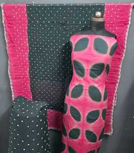 ผ้าซาตินพิมพ์ลายแบบทำมือ - Product Image 1