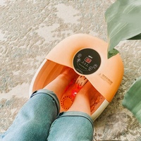Lavage des pieds électrique en plastique, 1 pièce, lavabo, Spa, bain de pieds, avec 14 rouleaux de Massage