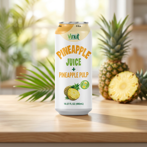 Nueva Edición, Lata de 490 ml, Bebida de Jugo de Piña 100% con Pulpa, Entrega Rápida, Precio Económico, Muestra Gratis, Diseño Gratis - Product Image 3