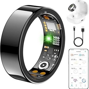 Anel Inteligente Digital com Monitor Magnético Remoto, Novo Timer Táctil, Personalizado para Mulheres, Ajustável, Vital Sport, Alimentado por <span class=keywords><strong>ECG</strong></span> - Product Image 1