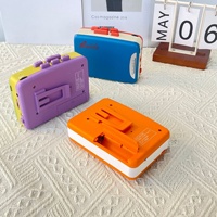 Magnétophone Rétro Multi-Fonctionnel, Lecteur de Cassettes Portable pour Extérieur avec Lecture Casque