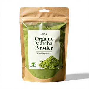 Poudre de mélange instantané pour latte au matcha pur, texture lisse et crémeuse, sac en vrac pour cafés, prix de gros et personnalisation de la marque - Product Image 1