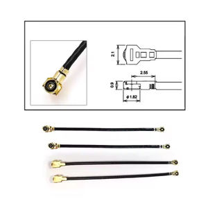 ปลายแผงเสาอากาศ RF เชื่อมต่อกับสายโคแอกเซียลหัวคู่1.13สาย2.4สายสัญญาณ <span class=keywords><strong>G3G</strong></span> - Product Image 5