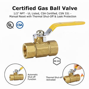 Шаровой кран YOD из латуни с уплотнением из EPDM без свинца, от 3/<span class=keywords><strong>4</strong></span> до <span class=keywords><strong>1</strong></span> дюйма, сертифицирован NSF, для контроля потоков питьевой воды, масла и химических жидкостей - Product Image 6