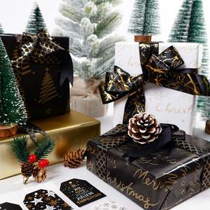 Factory Wholesale Holiday Gift <b>Wrapping</b> Foil <b>Paper</b> 43*300 cm <b>Birthday</b> <b>Wrapping</b> <b>Paper</b> Packaging - Product Image 3