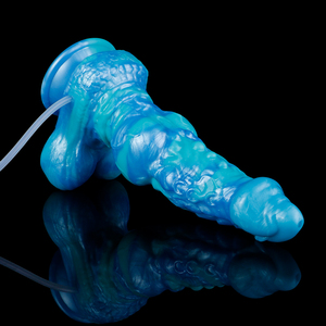 Dildo Dragón de Montaña Morado con Estimulador Eléctrico de Punto G y Eyaculación, Plug Anal de Silicona Monstruoso, Masturbadores para Mujer y Hombre - Product Image 4