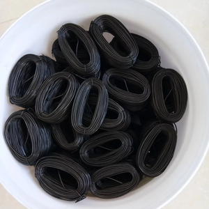 Alambre de Amarre Suave de Acero con Bajo Contenido de Carbono, Recocido, Negro, de 1.2mm y 1.3mm, Q195, 200 y 250 Gramos por Rollo, 20kg por Cubeta - Product Image 1