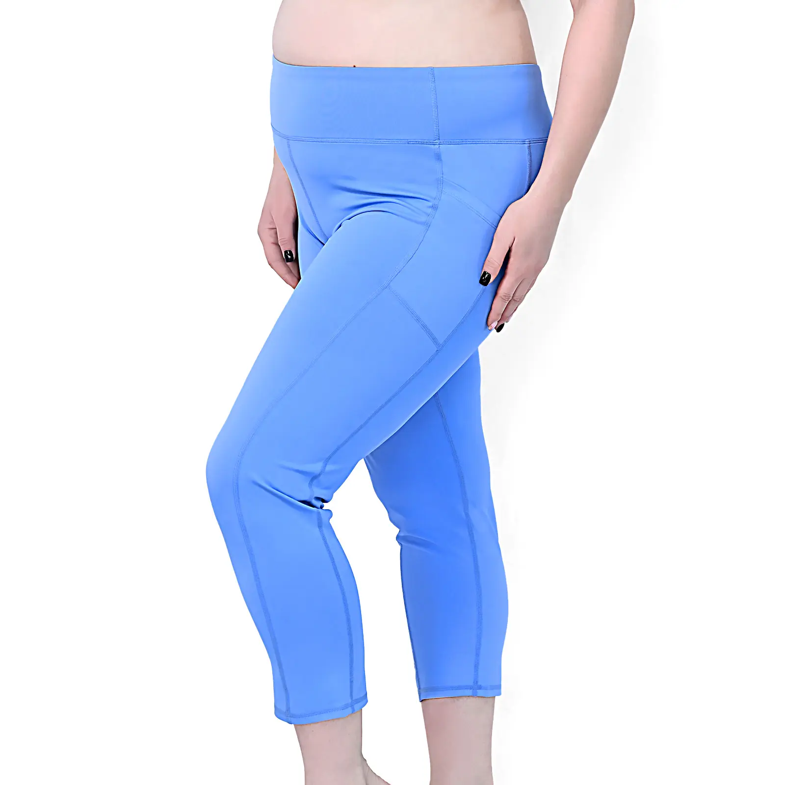 Pantalones de Entrenamiento Personalizados Deportes Fitness Ropa activa Leggings con bolsillo Cintura alta Yoga Gimnasio Flare Leggings para mujeres