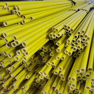 Venta al por mayor de fábrica, tubos FRP pultruidos UV, postes de fibra de vidrio de fieltro para estacas de soporte de árboles frutales de pasión - Product Image 3