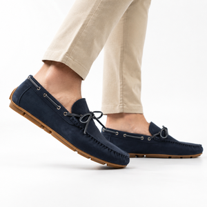 Mocassins classiques en cuir <span class=keywords><strong>nubuck</strong></span> marron avec détail nœud et semelle en caoutchouc durable <span class=keywords><strong>pour</strong></span> hommes – Vente en gros - Product Image 1