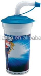 Bicchiere da acqua in plastica da 400ml con <span class=keywords><strong>tazze</strong></span> in plastica trasparente con logo personalizzato - Product Image 2