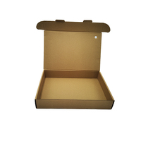 Boîte d'emballage en carton ondulé imprimé avec logo personnalisé, boîte postale d'expédition en kraft pliable découpée à l'emporte-pièce