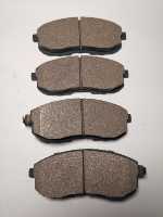 Kit bantalan rem logam & keramik set OEM D347 D545 E80Y-2200-A untuk Thunderbird 87-88 / Taurus SHO 89-92 / Continental 88-92