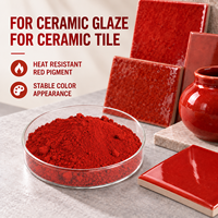 Oxyde de fer synthétique industriel rouge 130 en poudre, pigment Fe2O3 résistant à la chaleur pour céramique, glaçure, carrelage, vente en gros en usine