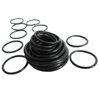 O Snap Ring en plastique couleur personnalisée multi fonction pour salle de bain rideau de douche activités de plein air couleur noire joint torique