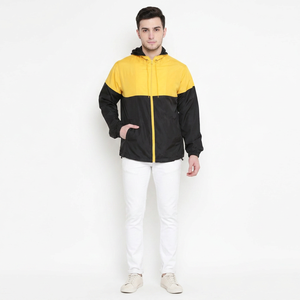 Hot Sale <b>Men's</b> Winter Hooded Windbreaker <b>Jacket</b> Front High Street Style Customized Oem Services Factory Direct Supply Reasonable - Product Image 1