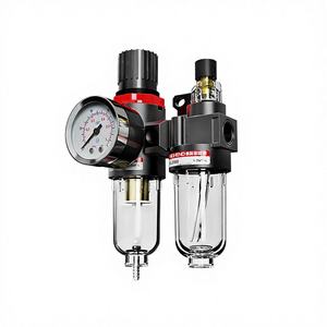 Separador de Aceite y Agua para Compresor de Aire AFC2000/BFC4000/AFR/AR, Válvula Reductora de Presión, Filtro Neumático de Doble Función, Tamaño de Puerto 1/4, 1 Unidad - Product Image 3