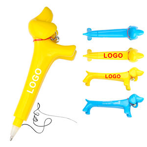 Bolígrafo Promocional Novedoso con Forma de Perro Dachshund, Creativo, con Logotipo Personalizado Impreso, para Regalo Infantil - Product Image 1