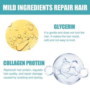 Crema hidratante para alisar el cabello dañado, alisador de aire, nano - Product Image 4