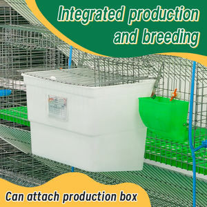 3 Laag <span class=keywords><strong>9</strong></span> Cellen Konijnenfokkooi Thermisch Gegalvaniseerd Meer dan 7 Jaar Levensduur Konijnenkooi - Product Image 6