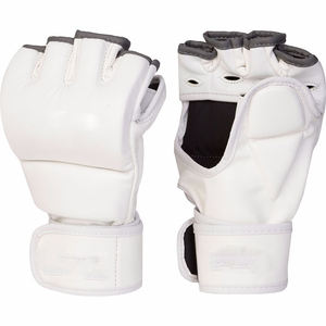 Gants de MMA professionnels de conception optimale, respirants, en cuir de vachette/PU, tailles personnalisées et impression de logo, Khirad Sport - Product Image 1