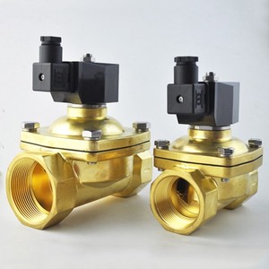 2 posisi 2 cara 230v Ac kuningan 3/4 inci katup Solenoid air terbuka secara normal - Product Image 5
