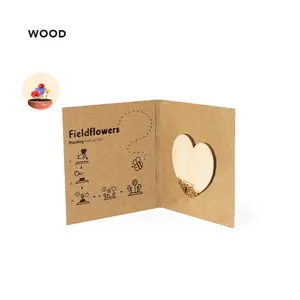 Cœur de graines en bois, gadgets écologiques - Product Image 1