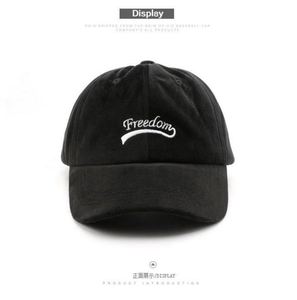 Casquette de baseball en velours côtelé à 6 panneaux avec logo brodé personnalisé en gros - Product Image 5